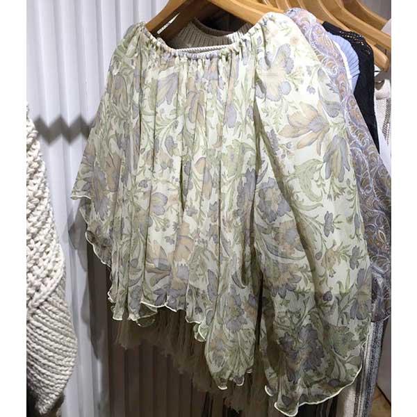 SALE50%OFF TODAYFUL トゥデイフル Silk Print Blouse シルクプリ...