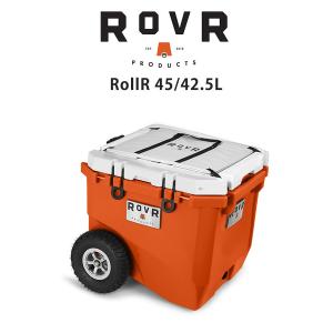 ROVR PRODUCTS (ローバー プロダクツ) ROLLR 45QT マルチクーラーボックス 42.5L  約19kg デザート 最大10日間氷保 キャリーワゴン オフロード仕様タイヤ付き