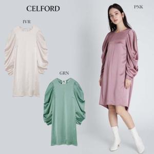 SALE60%OFF CELFORD セルフォード サテンボリュームスリーブチュニック cwfb211075｜selectzakkamu