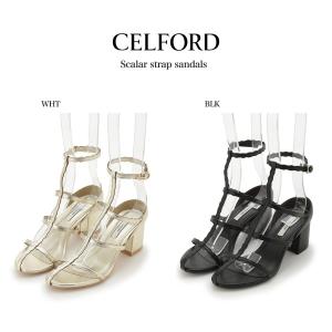 SALE60%OFF CELFORD セルフォード スカラストラップサンダル cwgs222509 レディース モード ヒール 靴 シューズ｜selectzakkamu