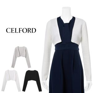 セルフォード レース編みUVカットボレロ cwnd254022 レディース カーディガン トップス クロップド丈 長袖 CELFORD｜selectzakkamu