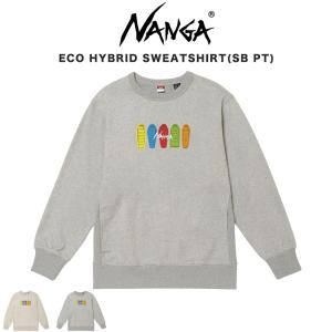 NANGA ナンガ 通販 ECO HYBRID SWEATSHIRT(SB PT)/エコハイブリッドスウェットシャツスリーピングバッグプリント トレーナー｜selectzakkamu