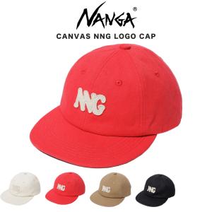 NANGA ナンガ CANVAS NNG LOGO CAP キャンバス NNGロゴキャップ n2502-3a204a 帽子 CAP アウトドア ギフトにおすすめ｜selectzakkamu
