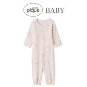 ジェラートピケ ベビー BABY デイジー柄2wayオール pbco251498 ジェラピケ 新生児 出産祝い 赤ちゃん ルームウェア 部屋着 パジャマ｜selectzakkamu