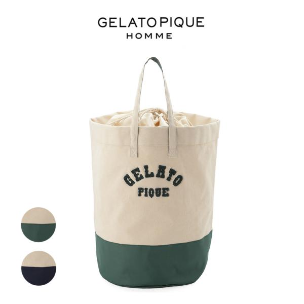 SALE50%OFF GELATO PIQUE HOMME ジェラートピケ オム カレッジロゴ刺繍ラ...