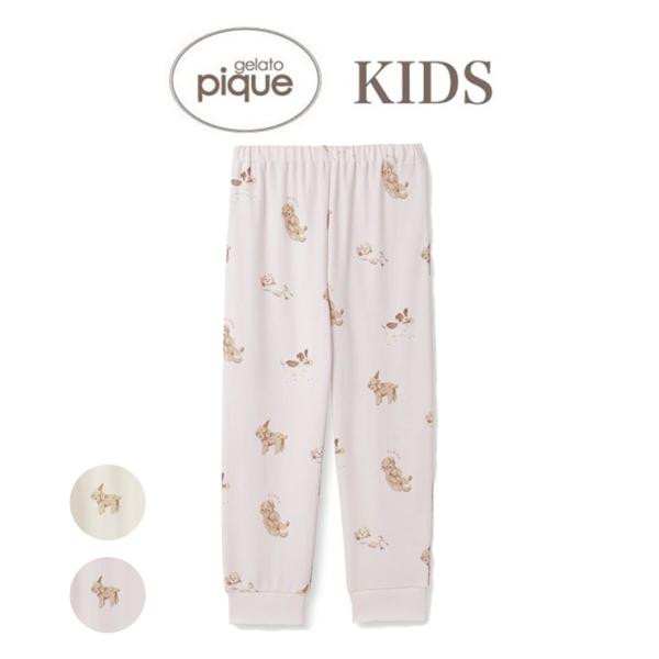 gelato pique kids ジェラートピケ キッズ 通販 アイスドッグ柄レギンスパンツ pk...