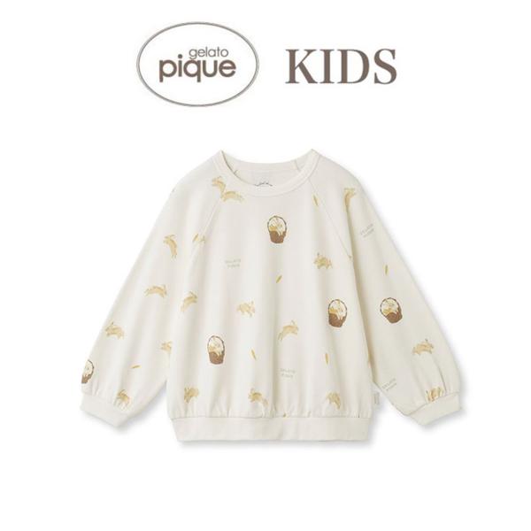 gelato pique kids ジェラートピケ KIDS ラビット柄プルオーバー pkct241...