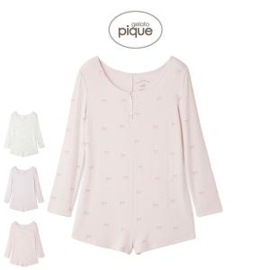 ジェラートピケ モチーフ3柄ロンパース pwco251311 ルームウェア 部屋着 パジャマ レディース gelato pique｜selectzakkamu