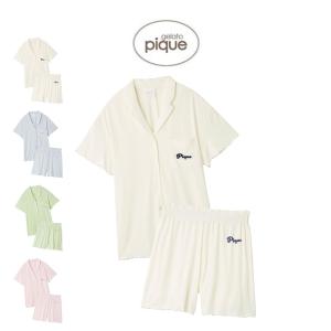 SALE30%OFF ジェラートピケ gelato pique カラフルロゴシャツ&ショートパンツSET pwct254321 pwcp254322 ジェラピケ ルームウェア パジャマ