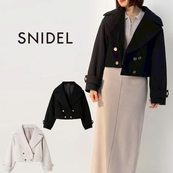 SALE40%OFF スナイデル ビッグカラーショートコート swfj261005 レディース アウ...