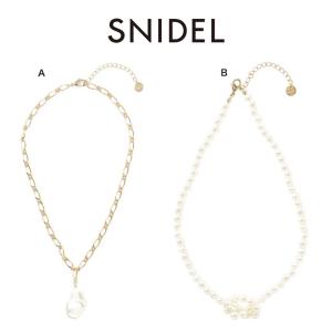 SALE50%OFF SNIDEL スナイデル パールネックレス swga231660 アクセサリー バリエーションデザイン 春コーデ 新生活 オケージョン