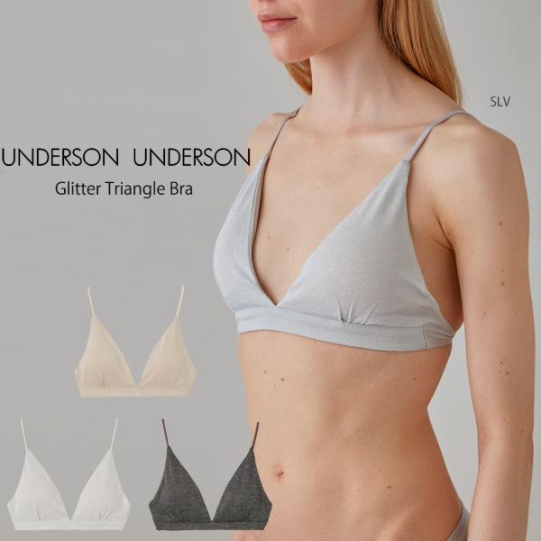 SALE50%OFF アンダーソンアンダーソン ラメトライアングルブラ uuwgg252132 レデ...