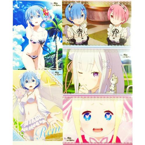Re:ゼロから始める異世界生活 クリアポスターコレクション 5種セット