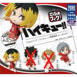 でふぉフィグ！ ハイキュー!! 音駒高校 キーホルダー【孤爪研磨/灰羽リエーフ】2種セット