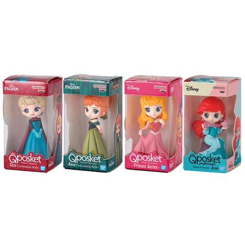 ディズニーキャラクター Q posket ミニチュアコレクション3 全4種セット