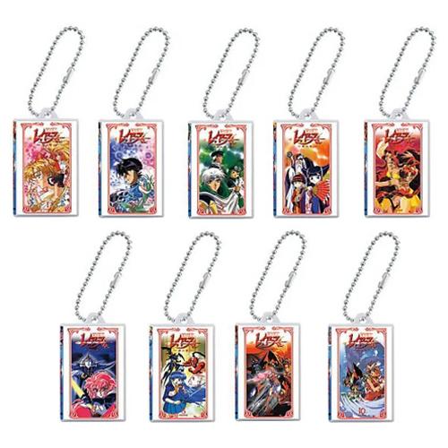 魔法騎士レイアース ビデオテープミニチュアチャームコレクション02【TVアニメ第二章7巻なし】9種セ...