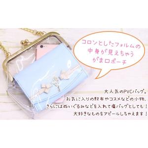 痛バッグ ショルダー クリアバッグ PVCバッ...の詳細画像1