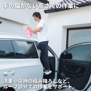 ドアステップ ルーフ ステップ カスタム アル...の詳細画像4