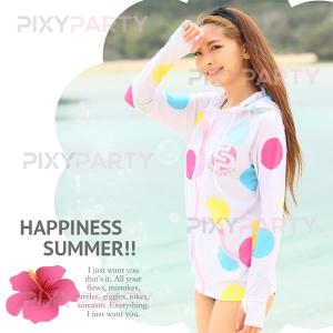 【30%OFFクーポン】ラッシュガード レディ...の詳細画像1