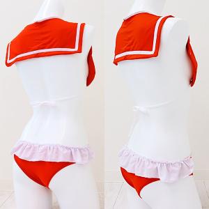 過激水着 セーラー服 水着 過激コスプレ 過激...の詳細画像3