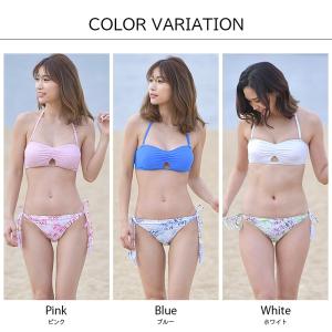 水着 レディース 4点セット 体型カバー ビキ...の詳細画像5