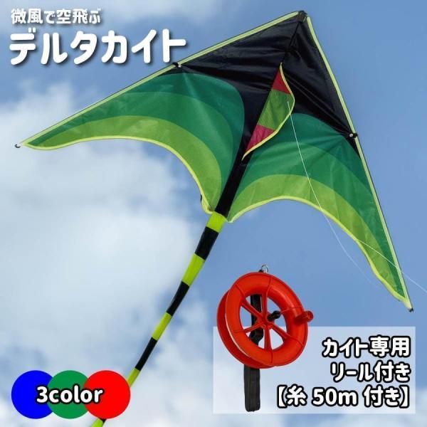 カイト 子ども 凧 凧揚げ 紐 リール付属 200cm パラフォイルカイト 骨なし 凧上げ タコ揚げ...