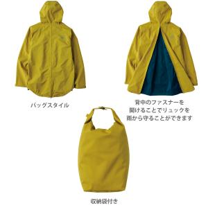 男女兼用 ワークマン リュック背負ったまま着れ...の詳細画像4