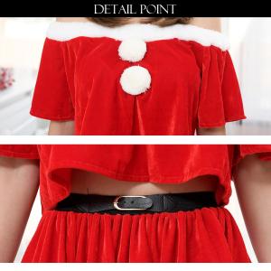 クリスマス コスプレ サンタ コスプレ 衣装 ...の詳細画像5