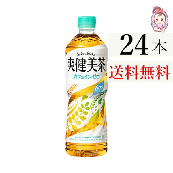 爽健美茶 PET 600ml 24本×1ケース 計:24本