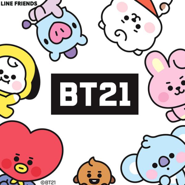 BT21 1DAYMASK マスク 保湿マスク 不織布柄マスク ヒアルロン酸 5枚入り 使い捨て や...