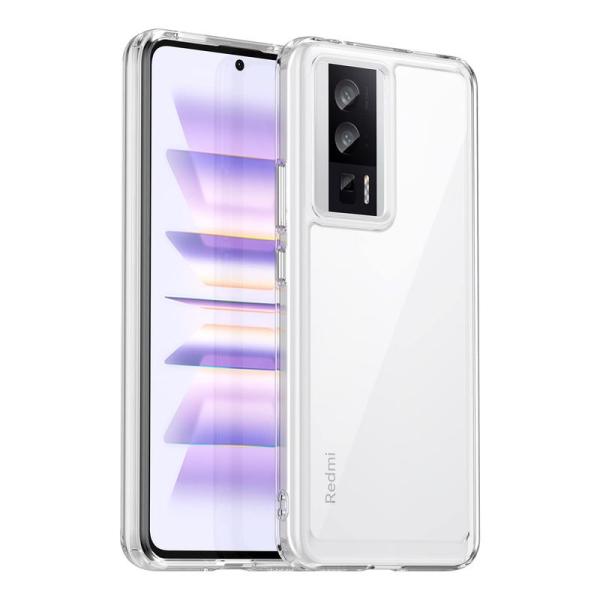 Poco F5 Pro 5G ケース『AFINER』新型 軽量 超薄型 TPU+PC 透明 カバー ...