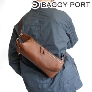 筒形2WAY クラッチショルダーバッグ ZKM4000 BAGGYPORT バギーポート OIL PULLUP オイルプルアップ 鞄 メンズ レディース ブランド 斜めかけ 肩かけ