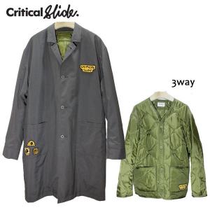 TCSS,ティーシーエスエス,Critical Slide/21FA/3WAY・アウター/DOUBLE UP TRENCH WITH QUILT JACKET・LE2124/CHARCOAL・チャコール/LEGASEA COLLECTION｜selfishsurf