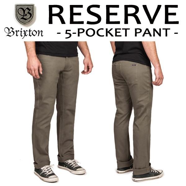 BRIXTON、ブリクストン/定番モデル/ボトムス・チノパン/RESERVE 5-POCKET PA...
