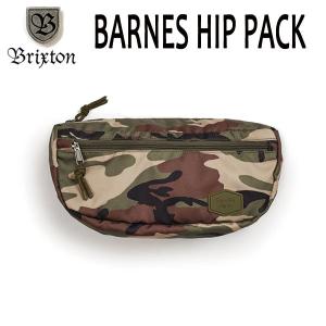 BRIXTON,ブリクストン/18HO/ヒップパック・バックパック/2way/BARNES HIP PACK/CAMO・カモ柄/迷彩/ユニセックス/ポーチ｜selfishsurf