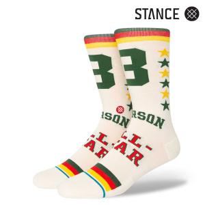 STANCE・スタンス/靴下・ソックス/22HO/THE CLASSIC CREW・HBCU/インフィニット/OFW・オフホワイト/L(25.5-29cm)/アレン・アイバーソンコラボ/NBA｜selfishsurf