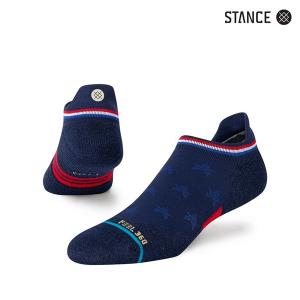 STANCE・スタンス/靴下・スポーツソックス/23SP/INDEPENDENCE TAB/NAVY・ネイビー/メンズ/速乾/消臭/トレーニング/INFIKNIT/FEEL360/FRESHTEK｜selfishsurf