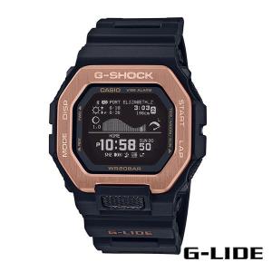 CASIO,カシオ/G-SHOCK,ジーショック/タイド付き・G-LIDEシリーズ/GBX-100NS-4JF/ブラックxブロンズ/腕時計/サーフウォッチ/スマートフォン連携モデル/Bluetooth｜selfishsurf
