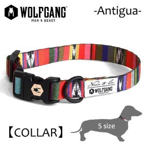 WOLFGANG MAN＆BEAST・ウルフギャング/犬用/首輪/Antigua COLLAR/Sサイズ/小型犬/メキシカン柄/中米グアテマラ/AMERICAN MADE｜selfishsurf