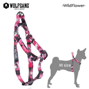 WOLFGANG MAN＆BEAST・ウルフギャング/犬用/ハーネス/WildFlower HARNESS/Mサイズ/中型犬/AMERICAN MADE｜selfishsurf