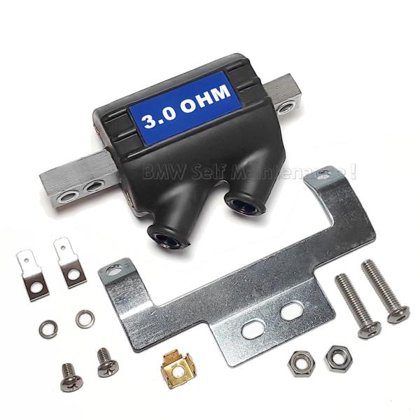 イグニッションコイル 3Ω ブラケット付き BMW R100RS R100RT R100CS R90...