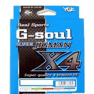 よつあみ(YGK) PEライン Gソウル スーパージグマン X4 200m 1号 18lb 4本 5色｜セルフトレイダーズ