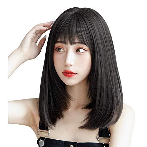 ウィッグ Candybay フルウィッグ ナチュラルwig 原宿 女性 普段使い セミロング ストレ...