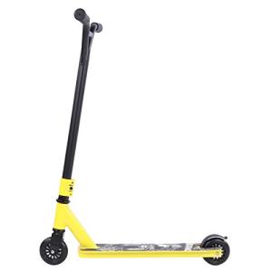 大人のスタントスクーター、プロのスクーター、アウトドアスポーツの女性のための黄色の男性はスライディングペダル装置を使用しますの商品画像