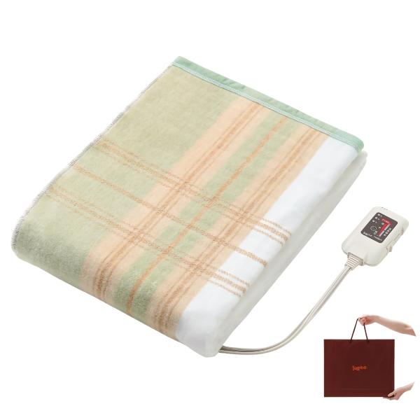 Sugibo(スギボー) 電気毛布（大きめサイズ）プレゼントに最適！（ ショッピングバックに入れてお...