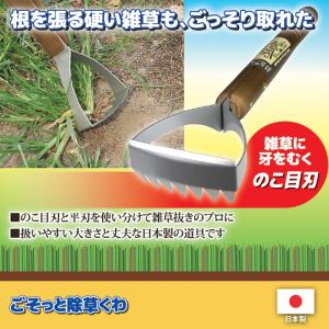 草取り 道具 根こそぎ ごそっと除草くわ 園芸...の詳細画像1