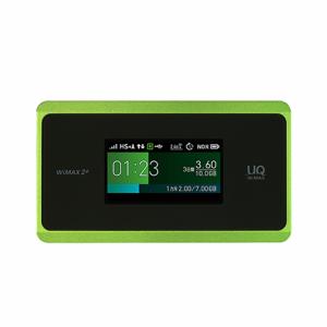 【中古箱無し本体のみ】Speed Wi-Fi NEXT WX06　ライムグリーン