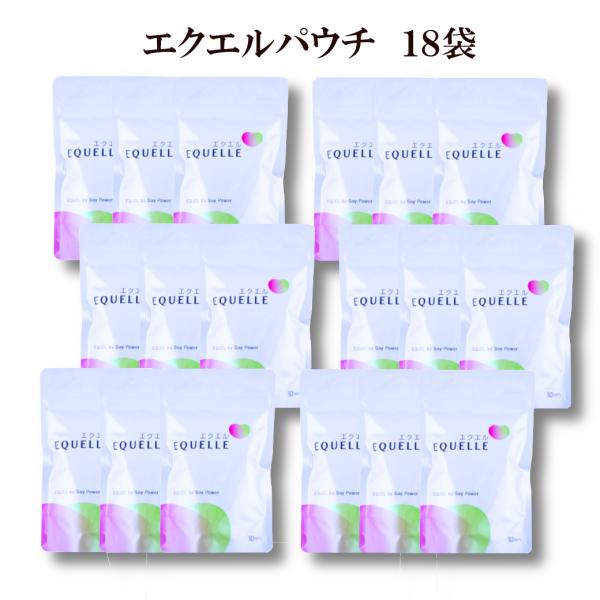 調剤薬局から発送するから安心 エクエル パウチ 120粒 30日分 正規品 18袋セット 4営業日以...