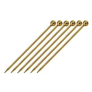 SALUS セーラス オードブルピンゴールド玉 6本セット カクテルピン ステンレス 送料無料 ゆう...