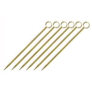 SALUS セーラス オードブルピンゴールド丸穴 6本セット